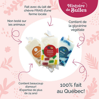 Savon au lait de chèvre – Éveil printanier