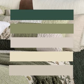 Courtepointe patchwork Fenouil