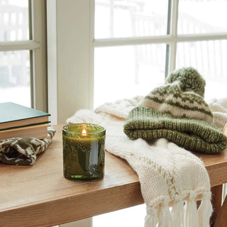 Bougie en verre vert sapin® Frasier