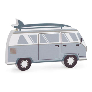 Décor en bois – Caravane grise