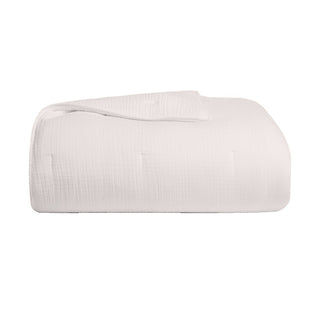 Jeté uni crème Mousseline