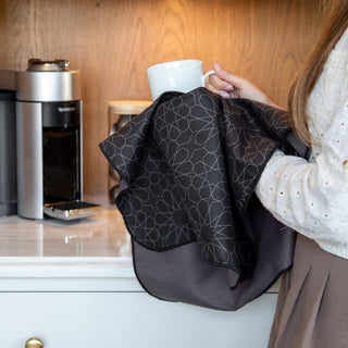 Linge à vaisselle - noir sombre
