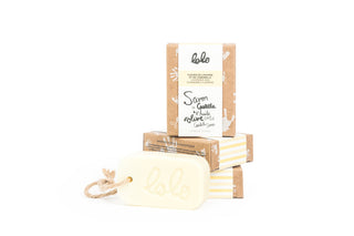 Savon de Castille à l'huile d'olive Fleurs de lavande et de camomille LOLO