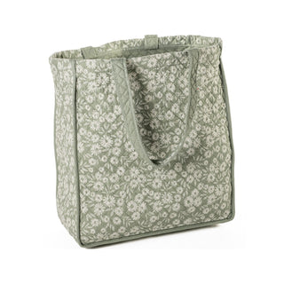 Sac fourre-tout vert avec de petites fleurs Maggie
