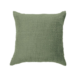 Oreiller européen en tricot vert Mollo