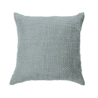 Oreiller européen en tricot bleu pâle Mollo