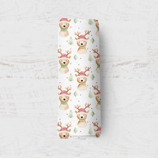 Couverture en mousseline de bambou – Rennes de Noël