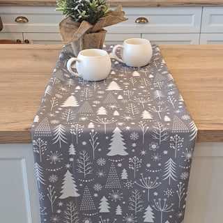 Nappe grise et blanche Winter
