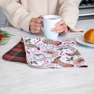 Linge à vaisselle - Noël Country