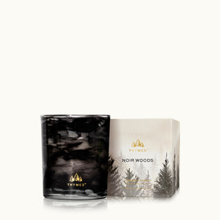 Bougie versée Noir Woods