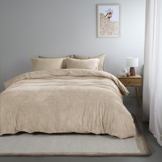 Housse de couette en peluche tan Nounours