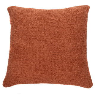 Oreiller européen en chenille terracotta Paddington