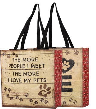 Sac réutilisable – motif amoureux des animaux