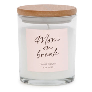 Chandelle parfumée en verre – Mom on Break
