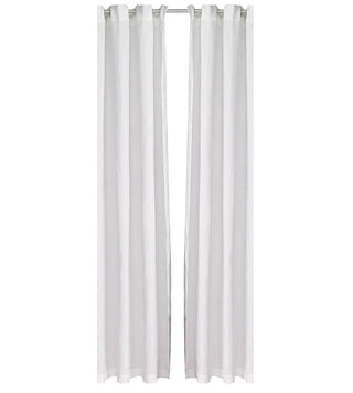 Rideau en lin blanc Linen Stone Wash