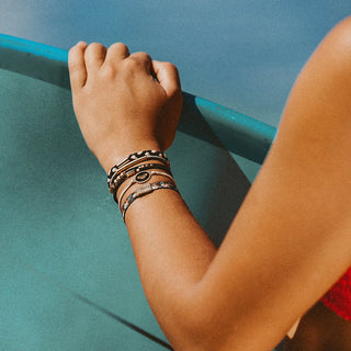 Ensemble Coastal Drift – Bracelets élastiques pour cheveux