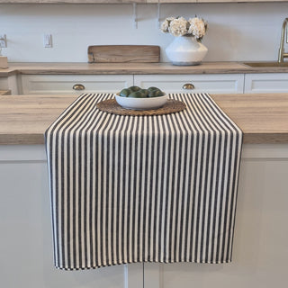 Nappe rayée grise Seacoast