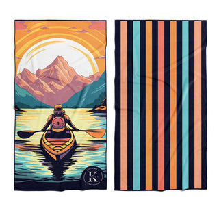 Serviette en microfibre - Kayak en nature