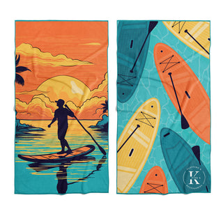 Serviette en microfibre – Journée en paddleboard
