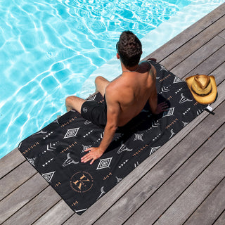 Serviette en microfibre - Étoile du cowboy