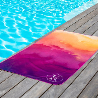 Serviette en microfibre - Flamme tropical