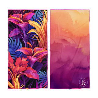 Serviette en microfibre - Flamme tropical
