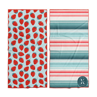 Serviette en microfibre - Fraise à gogo