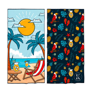 Serviette en microfibre - repos exotique