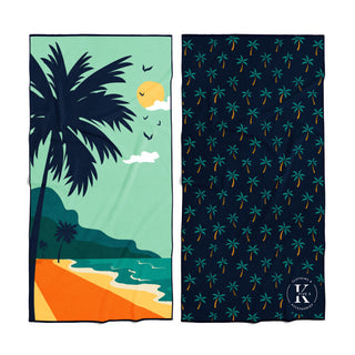 Serviette en microfibre - Sous les palmiers