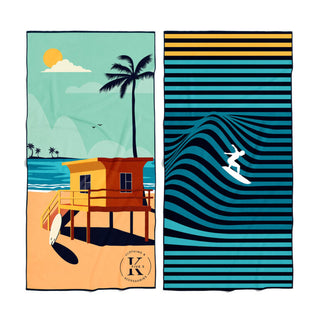 Serviette en microfibre - Vague et liberté
