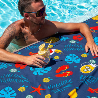 Serviette en microfibre - repos exotique