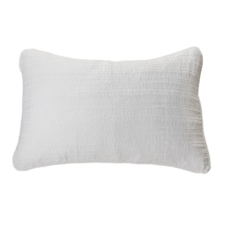 Cache oreiller piqué blanc Stitch