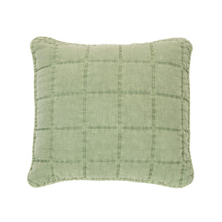 Cache coussin piqué vert Sweet