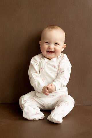 Pyjama à glissière en modal – Bébé fille