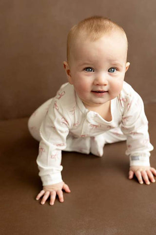 Pyjama à glissière en modal – Bébé fille