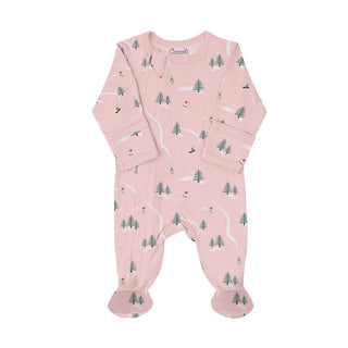 Pyjama – Pistes de ski rose