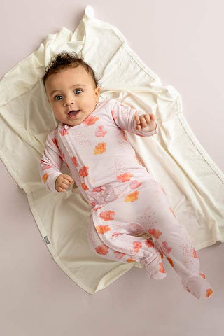 Pyjama à glissière en modal – Bébé fille