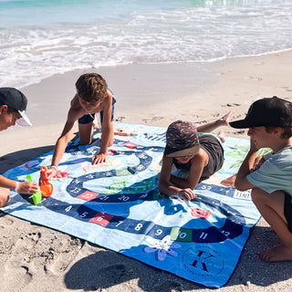 Serviette en microfibre XXL - Château de sable